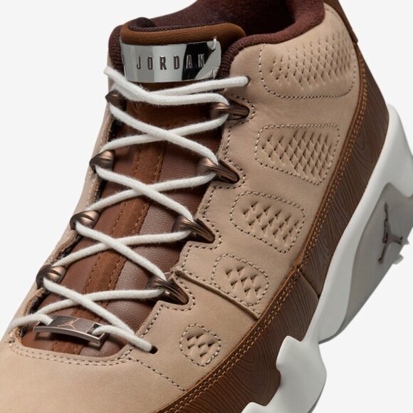 Nike Air Jordan 9 Golf NRG PGA Masters Woods WoodGrain Brown 10.5 FN6929-200 - Picture 7 of 16